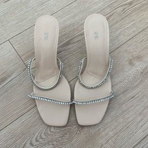 Zara Embellished Strappy Heels
